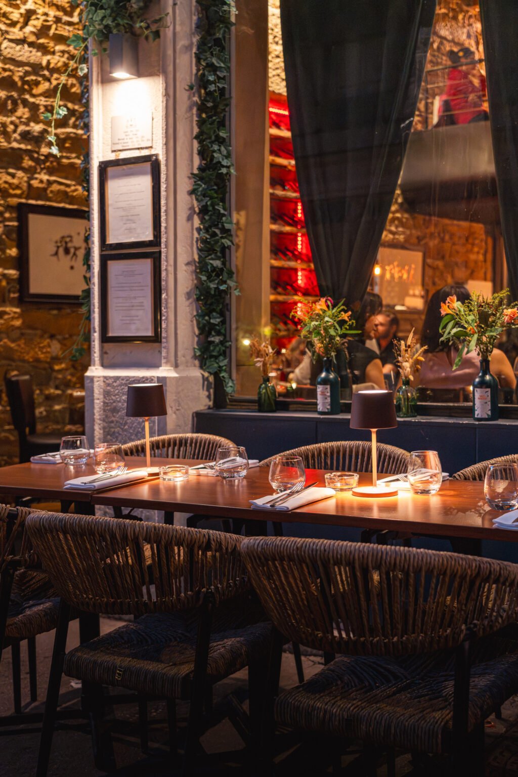 ART's dining room in the evening