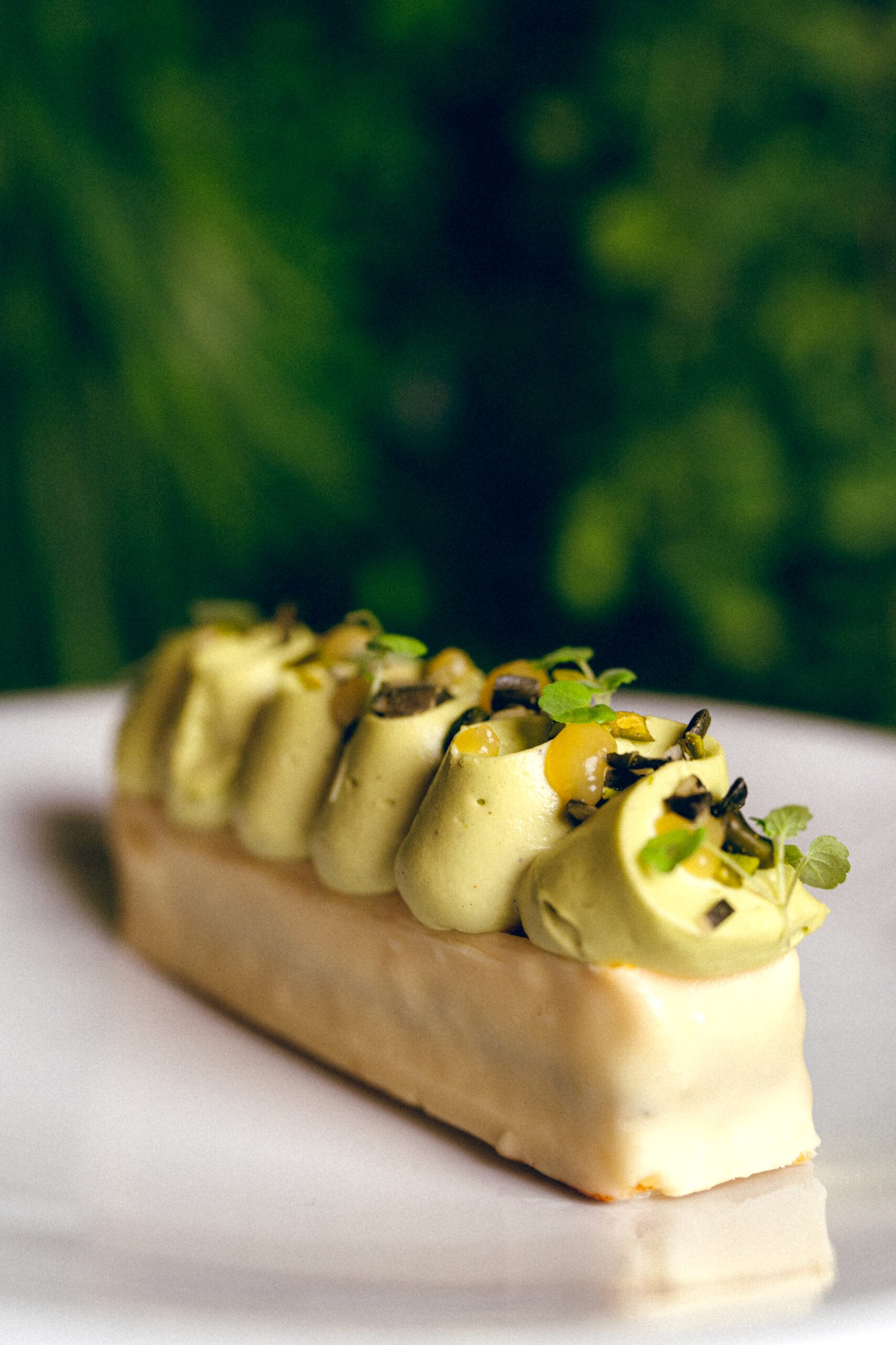 Dessert de saison du restaurant gastronomique ART